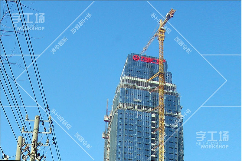 萬(wàn)達(dá)超高層幕墻發(fā)光字工程2