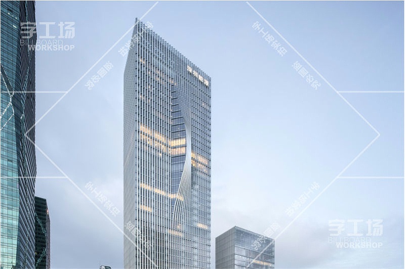 深圳能源vi樓體標識發(fā)光字工程1