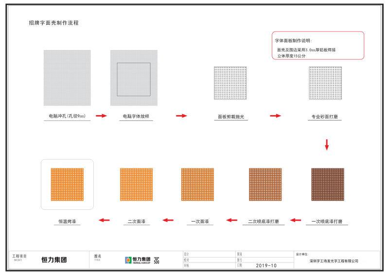 樓宇貼墻發(fā)光字施工圖16